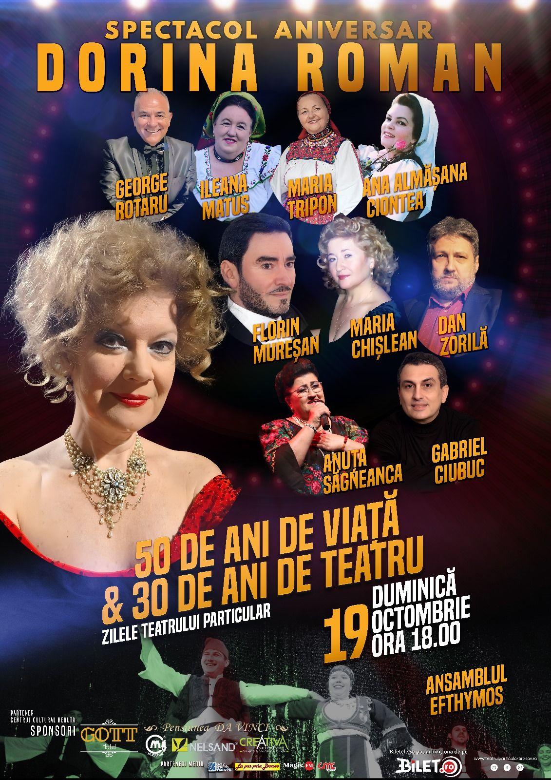 Spectacol Aniversar Dorina Roman | Zilele Teatrului Particular